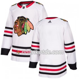 Chicago Blackhawks Trikot Blank Adidas 2017-2018 Weiß Authentic - Herren